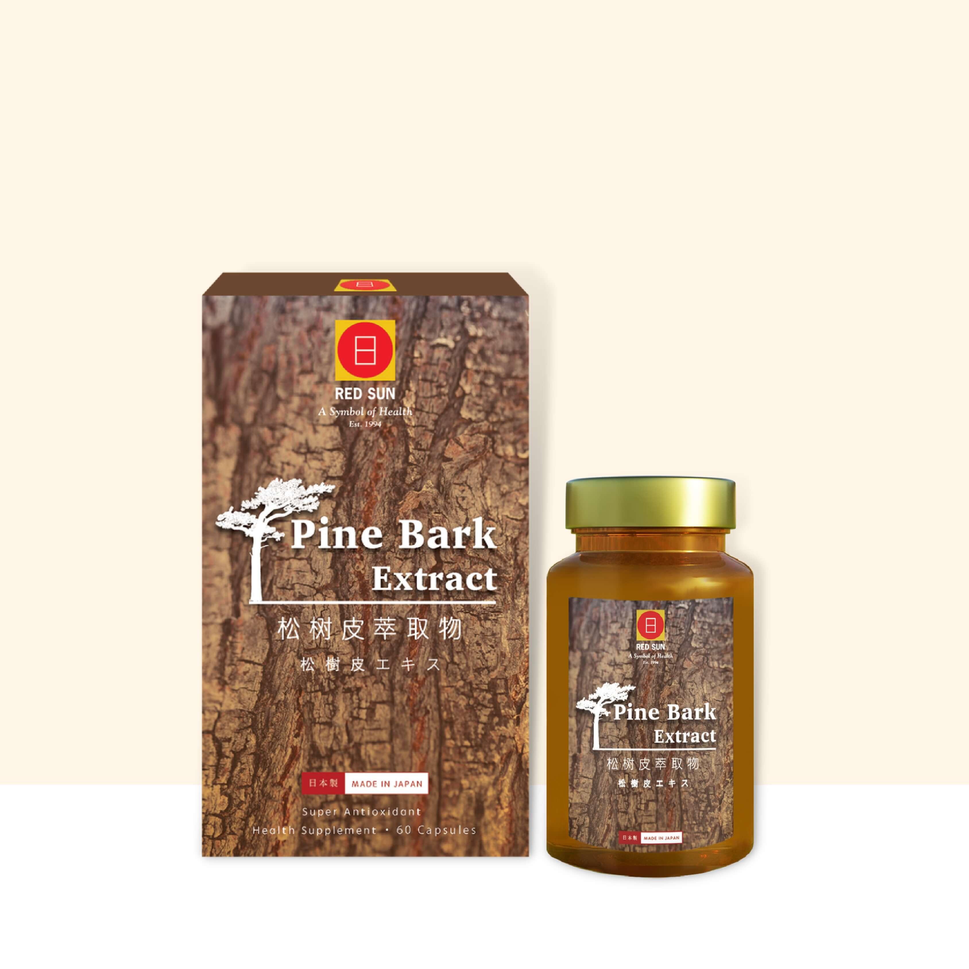 RED SUN Pine Bark Extract Powerful Antioxidant for Good Health