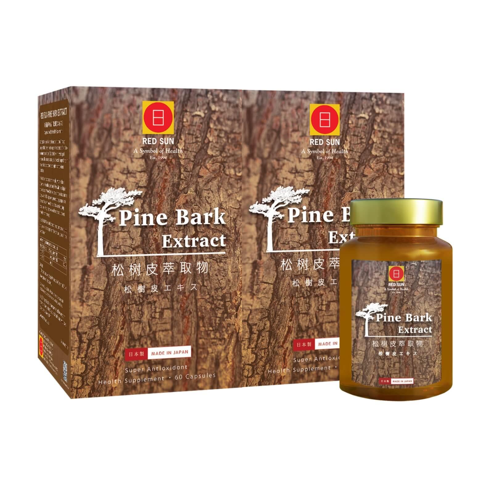 RED SUN Pine Bark Extract Powerful Antioxidant for Good Health