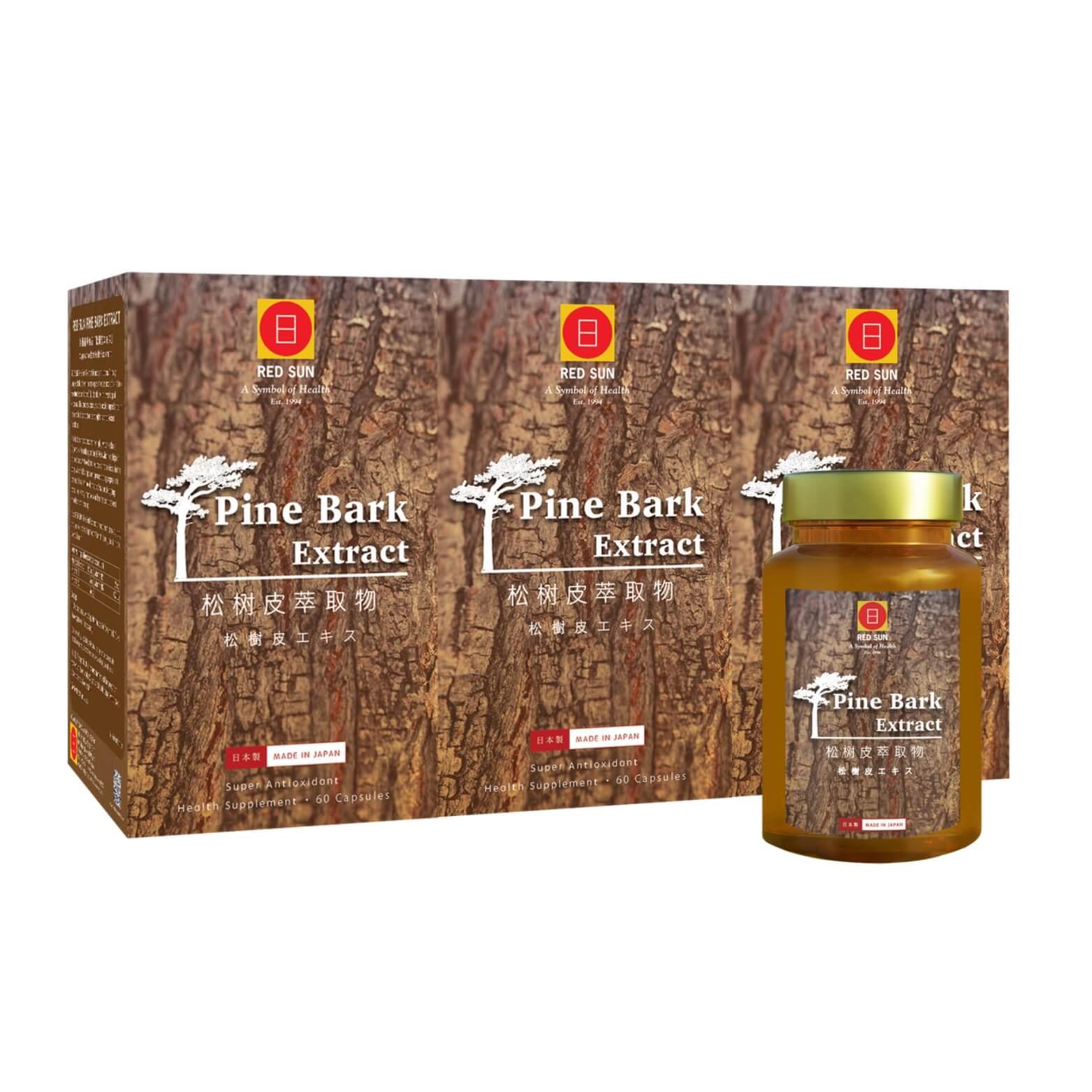 RED SUN Pine Bark Extract Powerful Antioxidant for Good Health